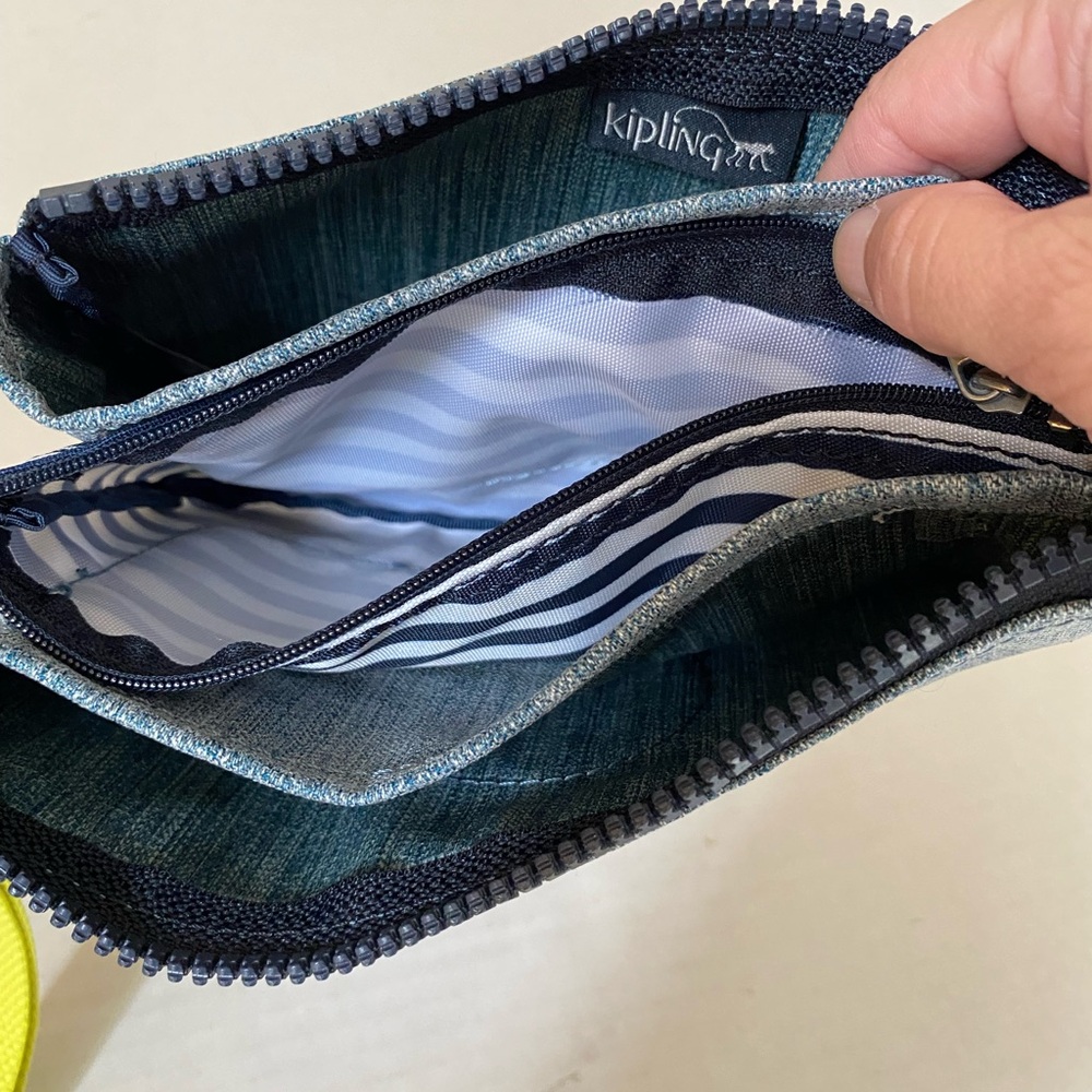 Kipling Creativity XL Wristlet Blue - Picture 9 of 14